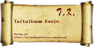 Teitelbaum Kevin névjegykártya